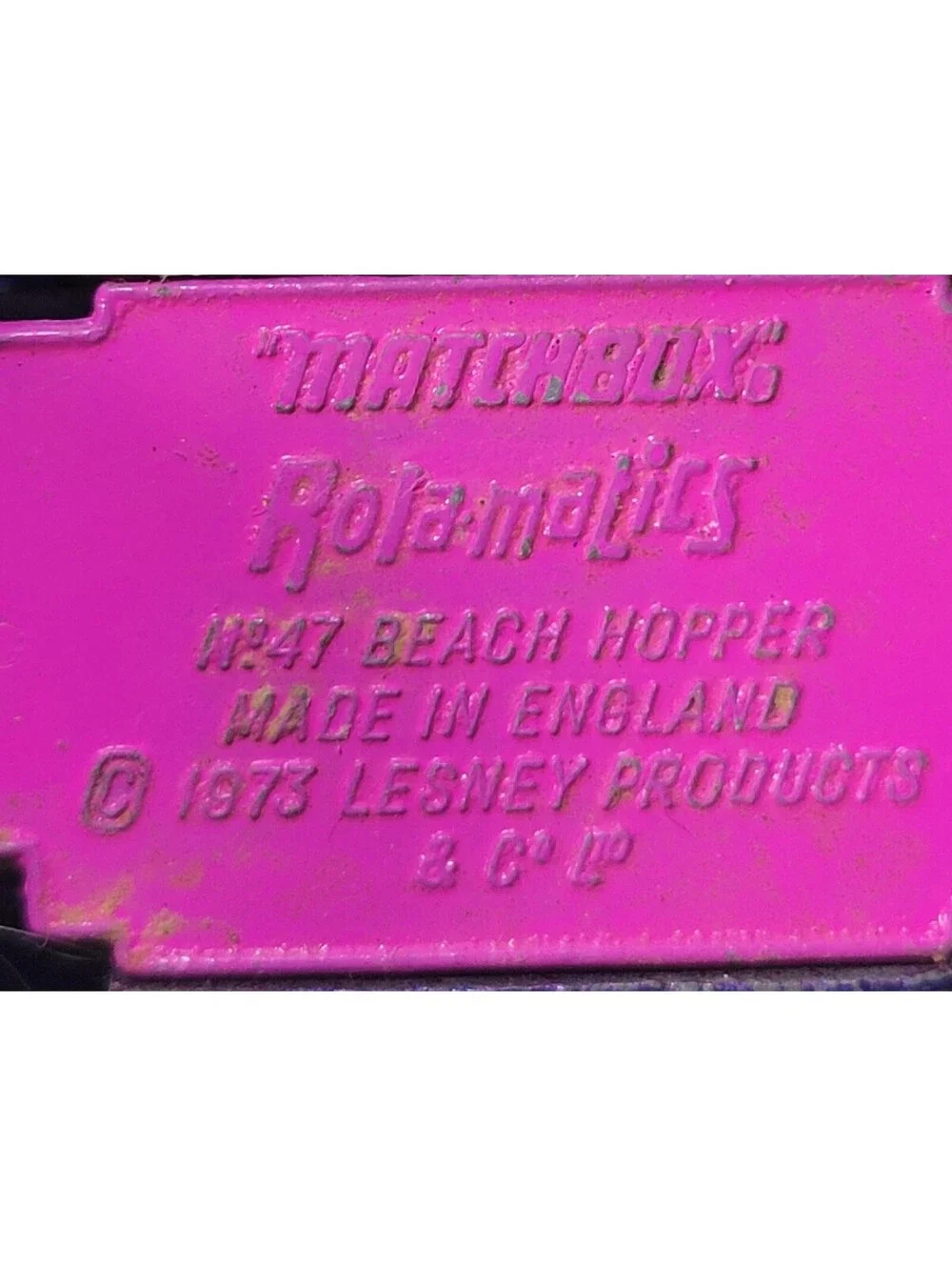 VINTAGE LOOSE 1973 MATCHBOX LESNEY ROLAMATICS #47 BEACH HOPPER ENGLAND